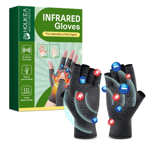 Houkea™ Infrared Joint Care Gloves I Smart Comfort for Hands & Fingers