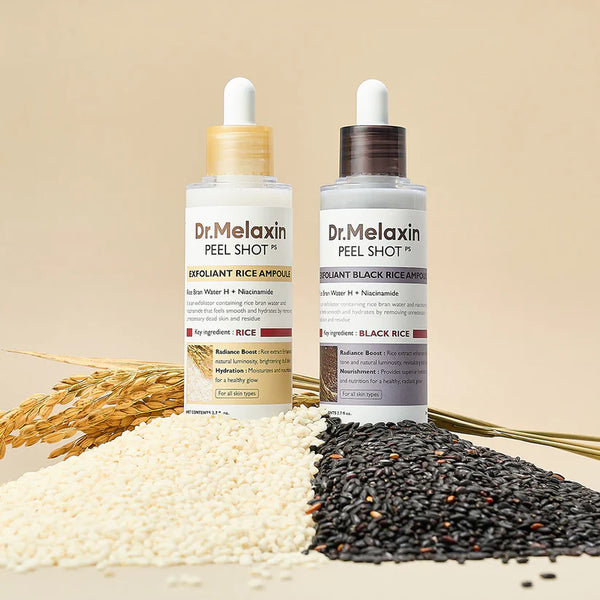 Dr.Melaxin™ Exfoliant Rice Ampoule Peel Shot I Eliminates Blackheads & Dead Skin